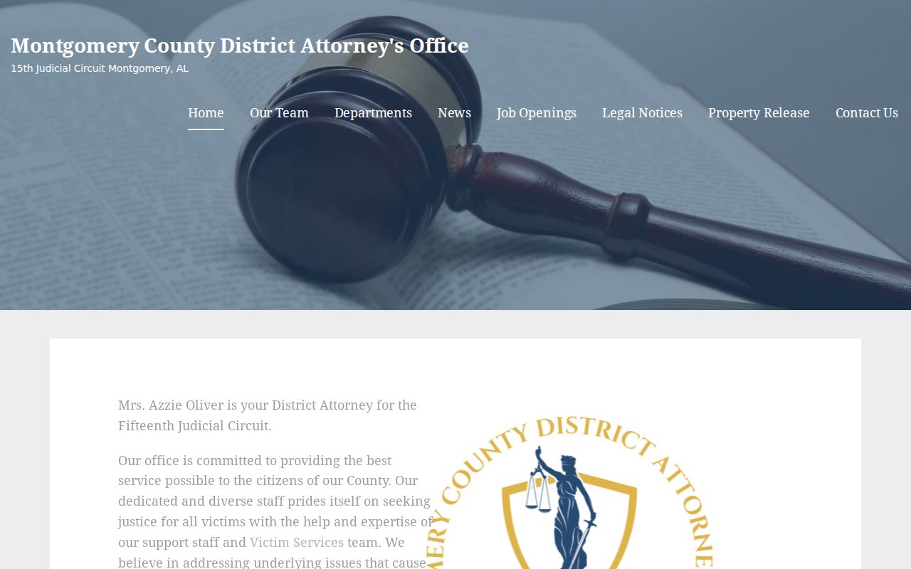 Montgomery County District Attorney criminal court records source