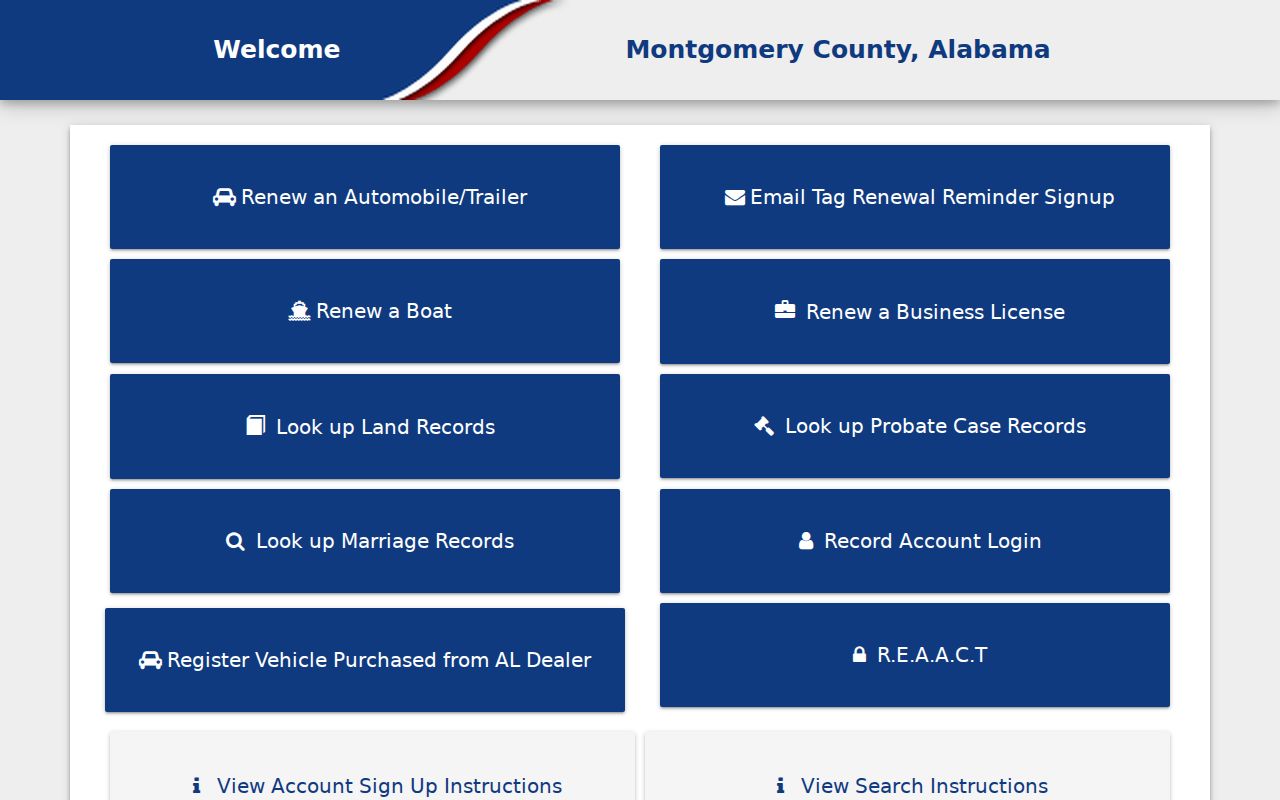 Montgomery County Probate Court estate record online services
